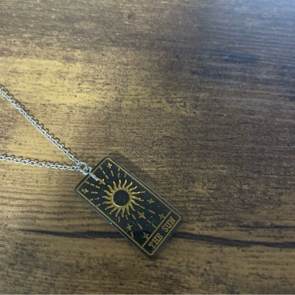 Sun Tarot Pendant Necklace
